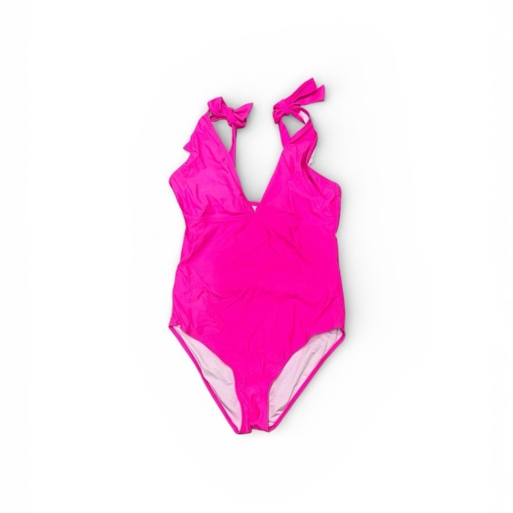113. SHEIN Hot Pink Women’s One Piece Swimsuit Size Small